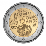 Portugal 2€ 75 Anos das Nações Unidas 2020
